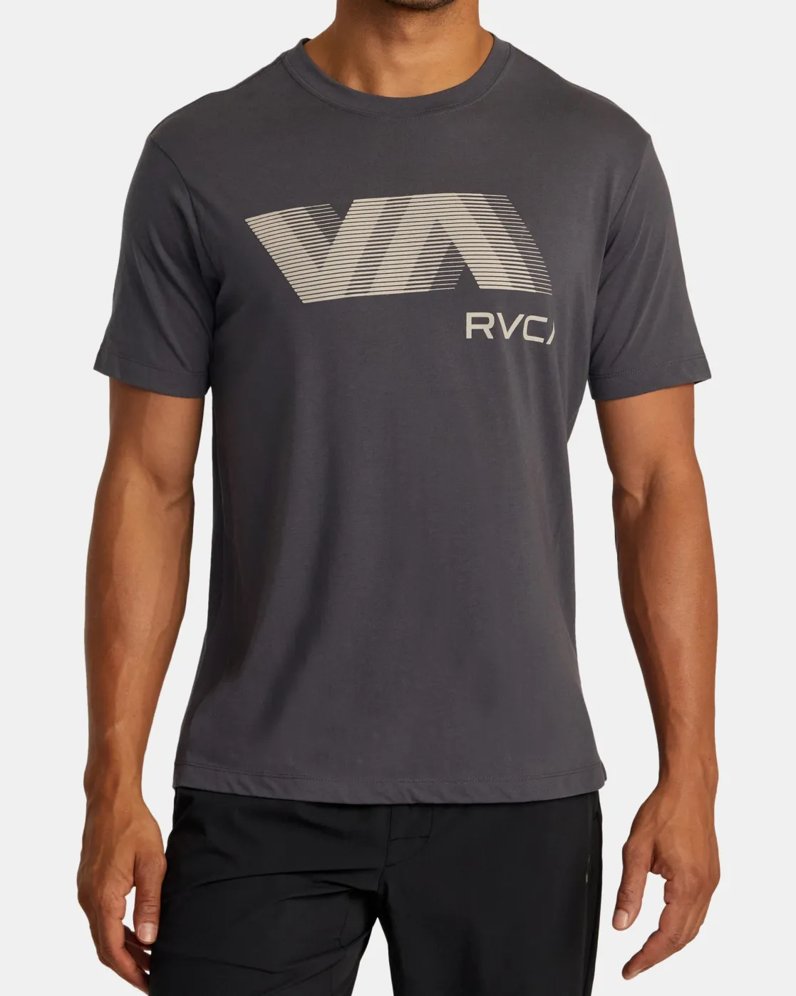 RVCA VA BLUR TEE Slate Hot