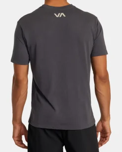 RVCA VA BLUR TEE Slate Hot