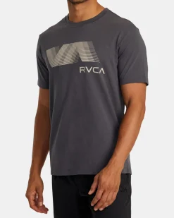 RVCA VA BLUR TEE Slate Hot