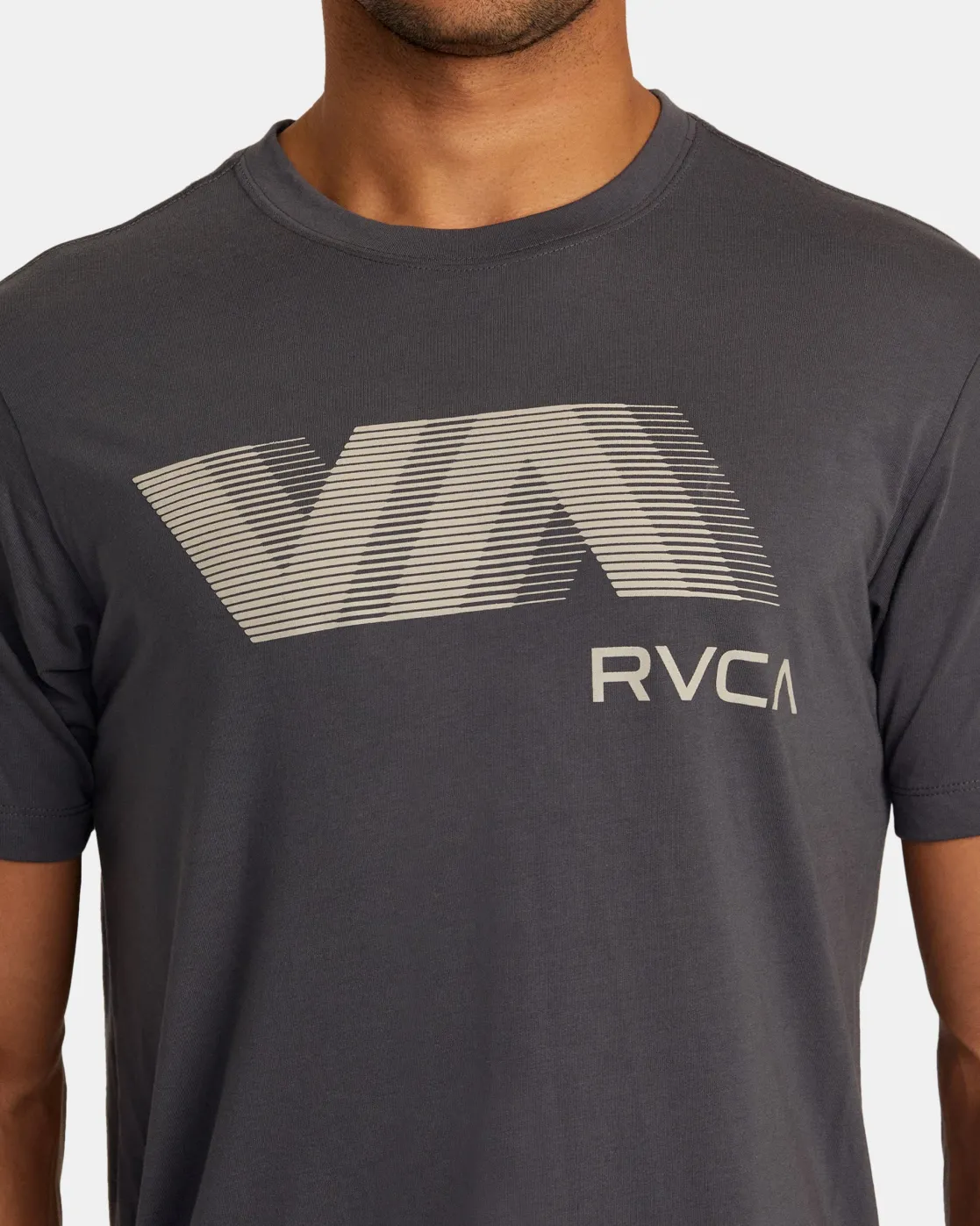 RVCA VA BLUR TEE Slate Hot
