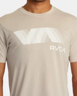 RVCA VA BLUR TEE Warm Grey Discount