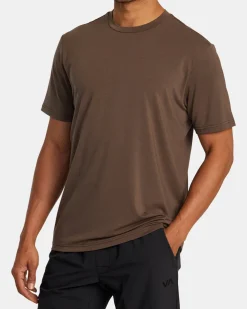 RVCA VA SPORT BALANCE TECHNICAL TRAINING TEE Mocha Clearance