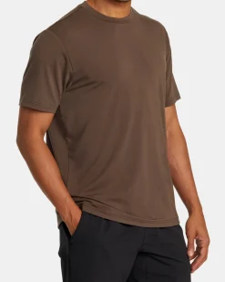 RVCA VA SPORT BALANCE TECHNICAL TRAINING TEE Mocha Clearance