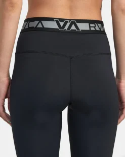 RVCA VA SPORT COMPRESSION TIGHTS Black Outlet