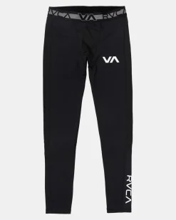 RVCA VA SPORT COMPRESSION TIGHTS Black Discount