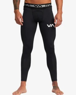 RVCA VA SPORT COMPRESSION TIGHTS Black Discount