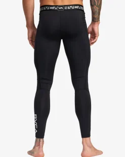 RVCA VA SPORT COMPRESSION TIGHTS Black Discount