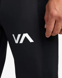 RVCA VA SPORT COMPRESSION TIGHTS Black Discount