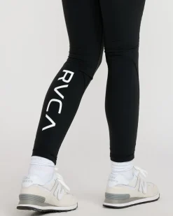 RVCA VA SPORT COMPRESSION TIGHTS RVCA Black