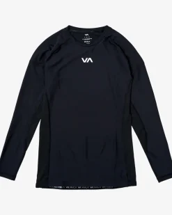 RVCA VA SPORT LONG SLEEVE COMPRESSION TOP Black Outlet