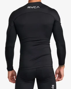 RVCA VA SPORT LONG SLEEVE COMPRESSION TOP Black Outlet