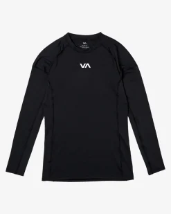 RVCA VA SPORT LONG SLEEVE RASHGUARD Black Outlet