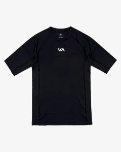 RVCA VA SPORT SHORT SLEEVE RASHGUARD Black Online
