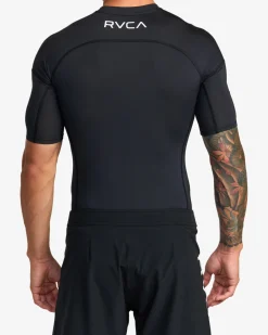 RVCA VA SPORT SHORT SLEEVE RASHGUARD Black Online