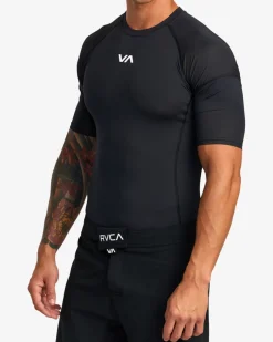 RVCA VA SPORT SHORT SLEEVE RASHGUARD Black Online