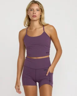 RVCA VA SPORT TANK TOP Plum Ash Clearance