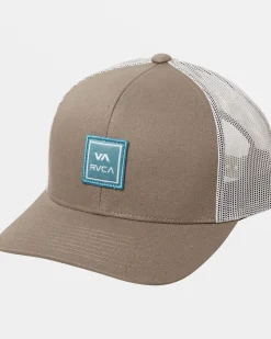RVCA VA STATION TRUCKER HAT Wood New