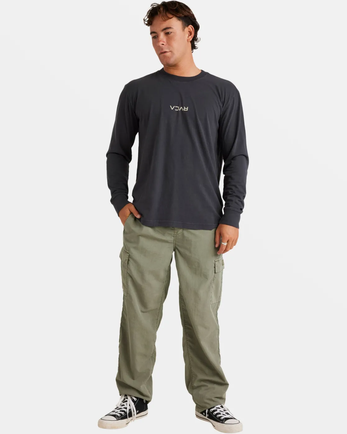 RVCA VACANCY CARGO PANTS Sage Leaf Clearance