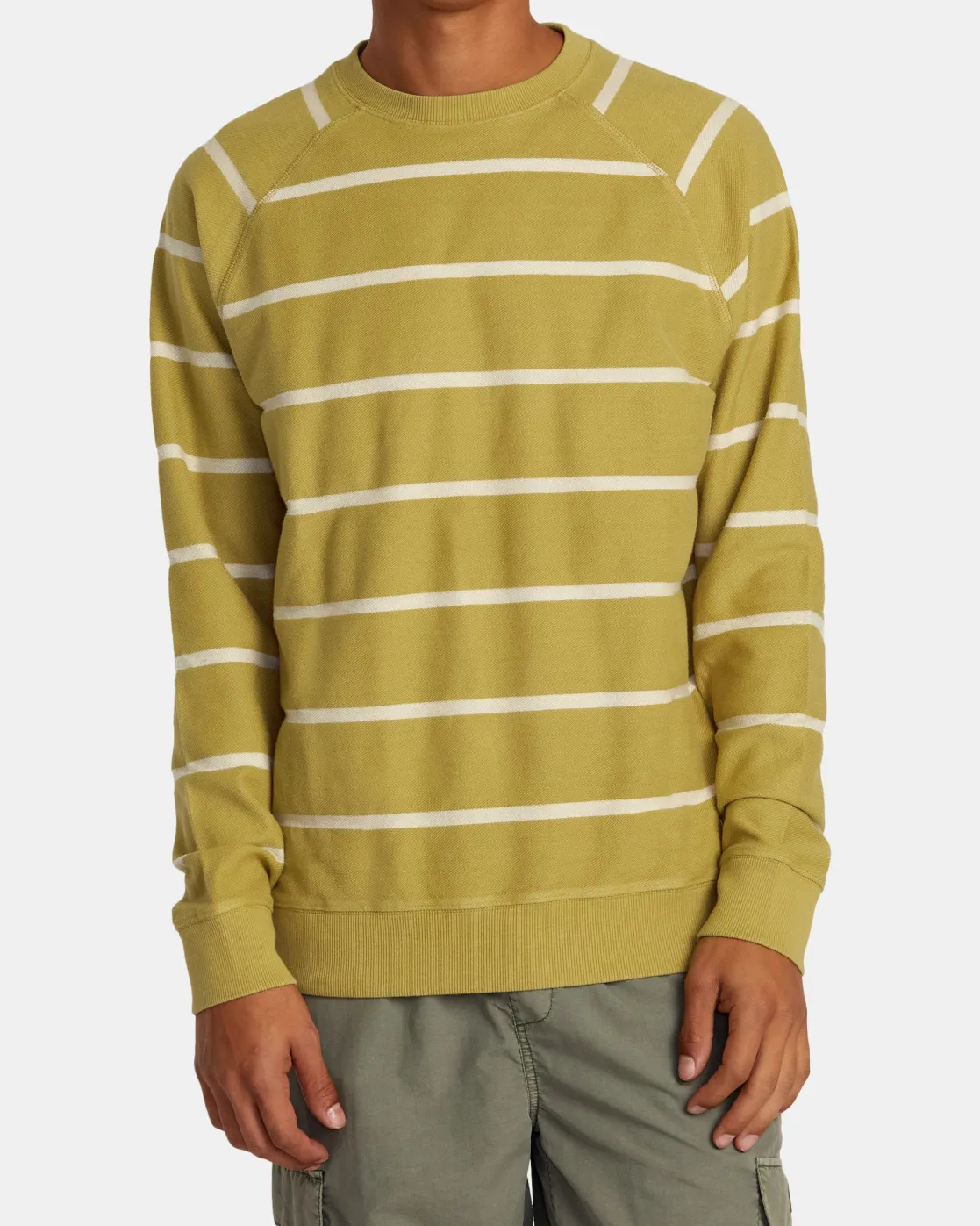 RVCA VACANCY CREW NECK PULLOVER Ochre Best