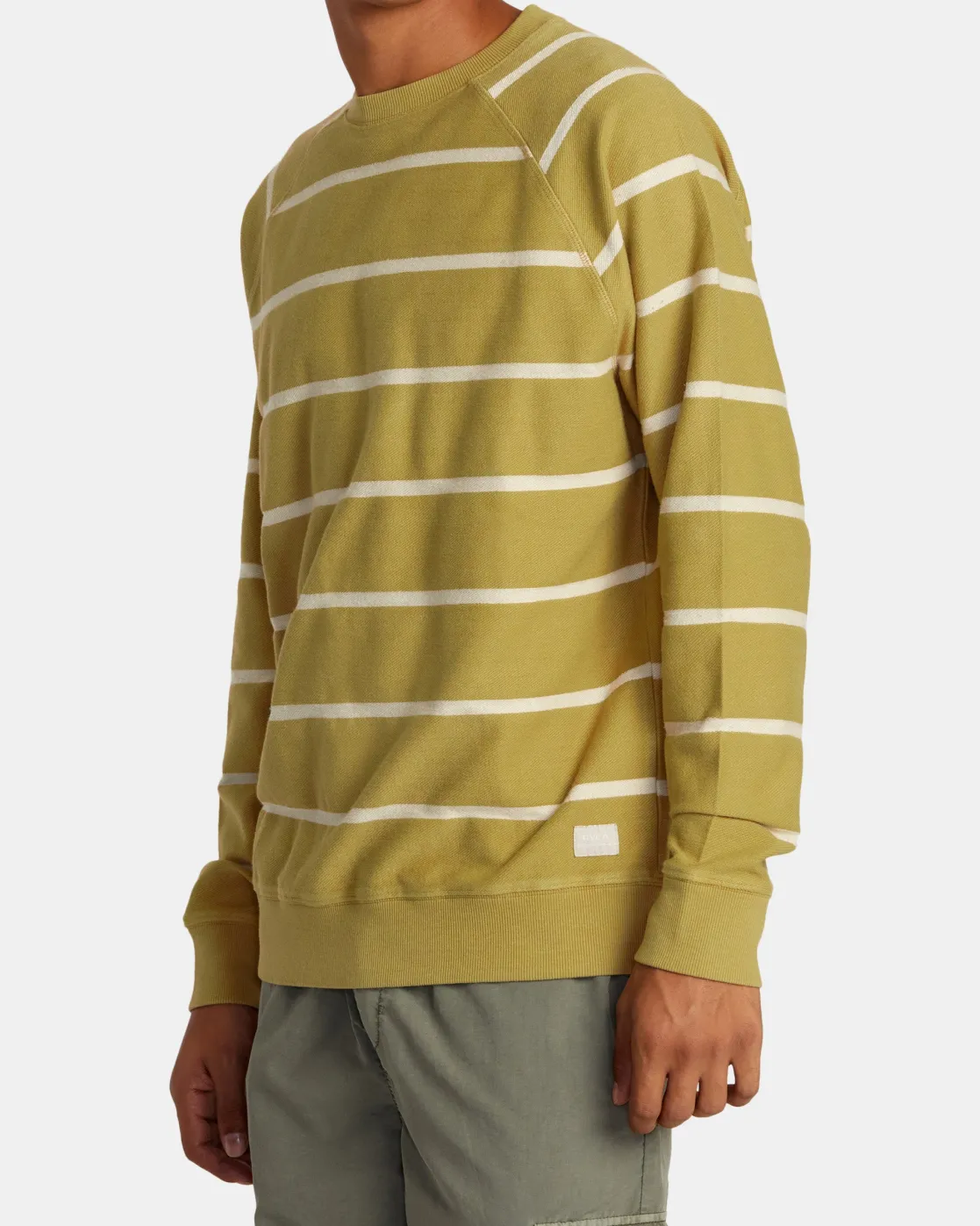 RVCA VACANCY CREW NECK PULLOVER Ochre Best