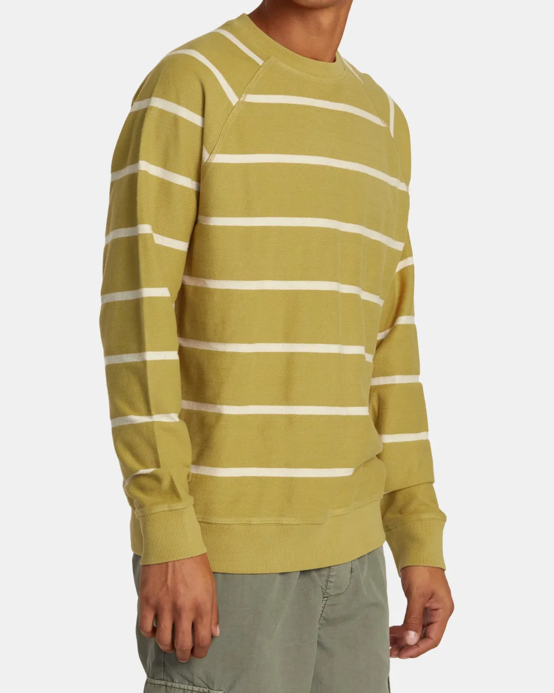 RVCA VACANCY CREW NECK PULLOVER Ochre Best