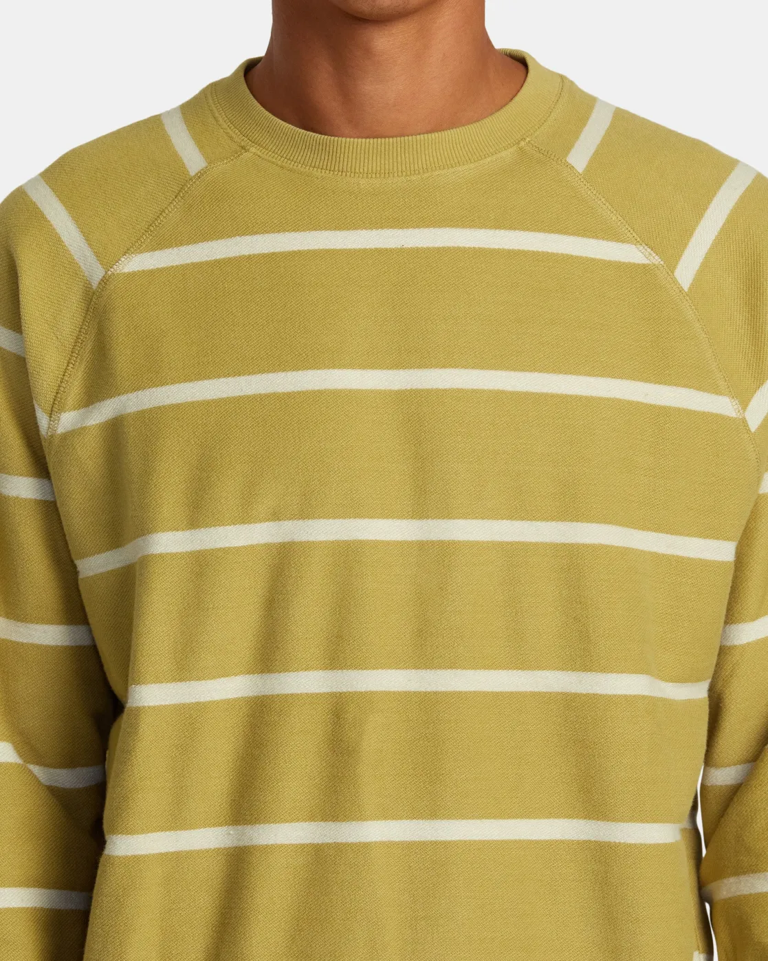RVCA VACANCY CREW NECK PULLOVER Ochre Best