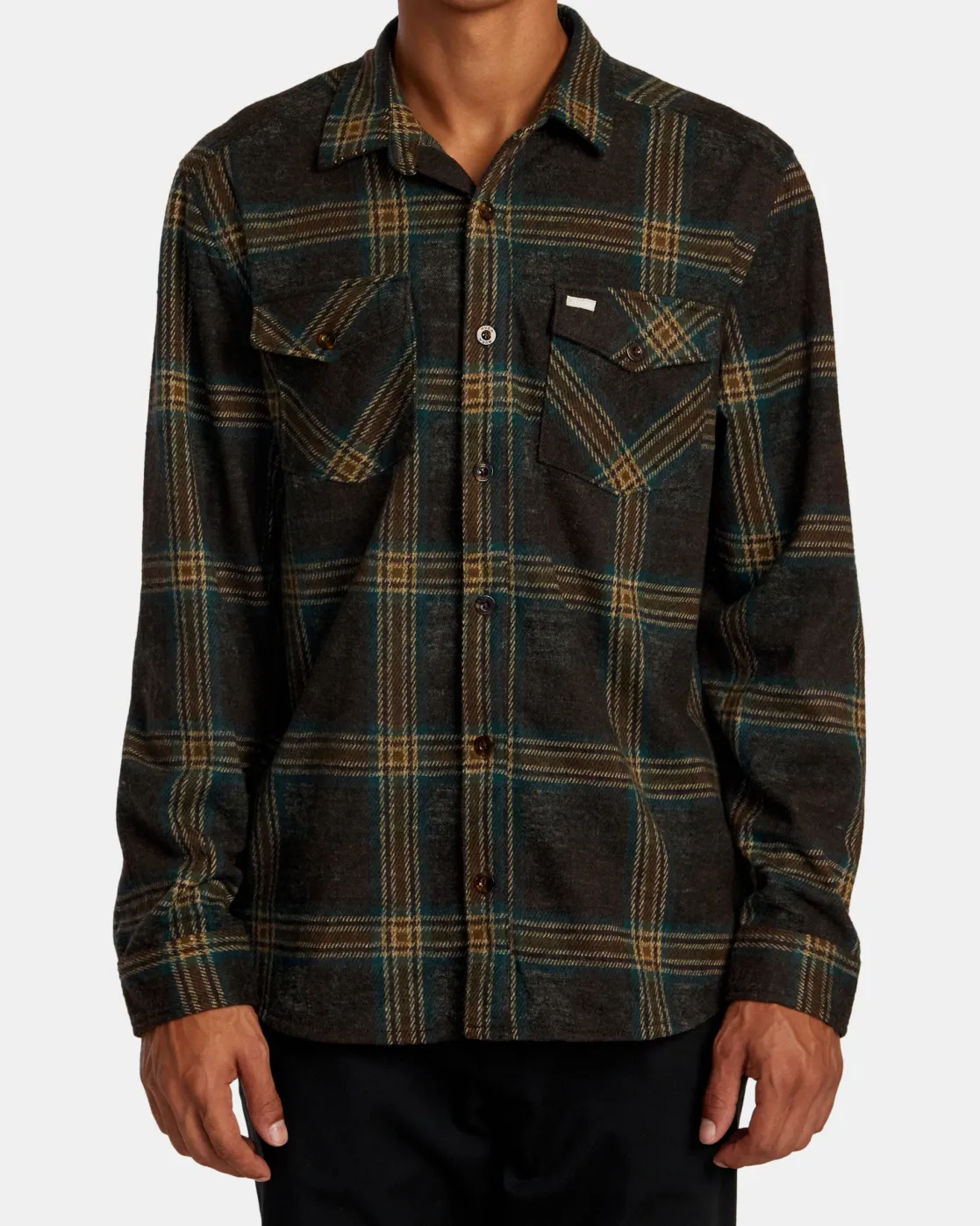 RVCA VACANCY LONG SLEEVE TOP Chocolate Online