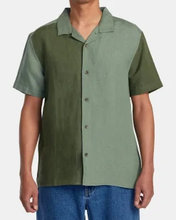 RVCA VACANCY SHORT SLEEVE SHIRT Surplus Sale