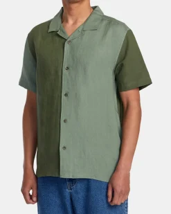 RVCA VACANCY SHORT SLEEVE SHIRT Surplus Sale