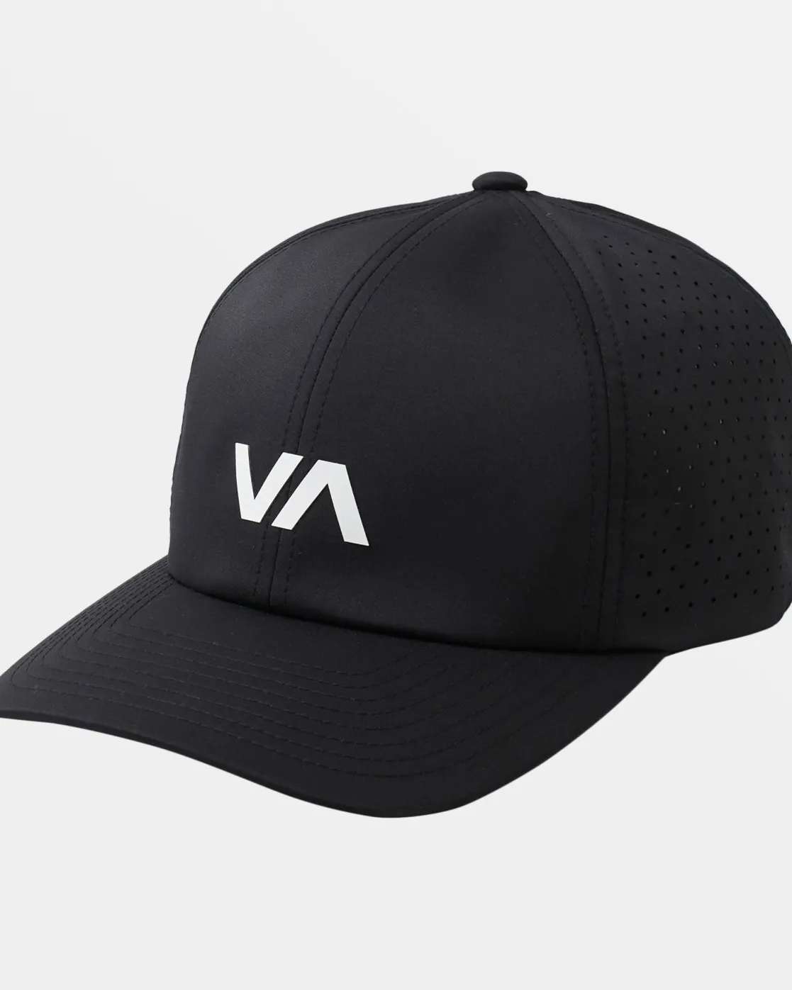 RVCA VENT PERFORATED CLIPBACK HAT II Black Sale