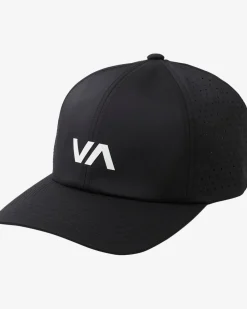 RVCA VENT PERFORATED CLIPBACK HAT II Black Sale