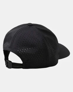 RVCA VENT PERFORATED CLIPBACK HAT II Black Sale