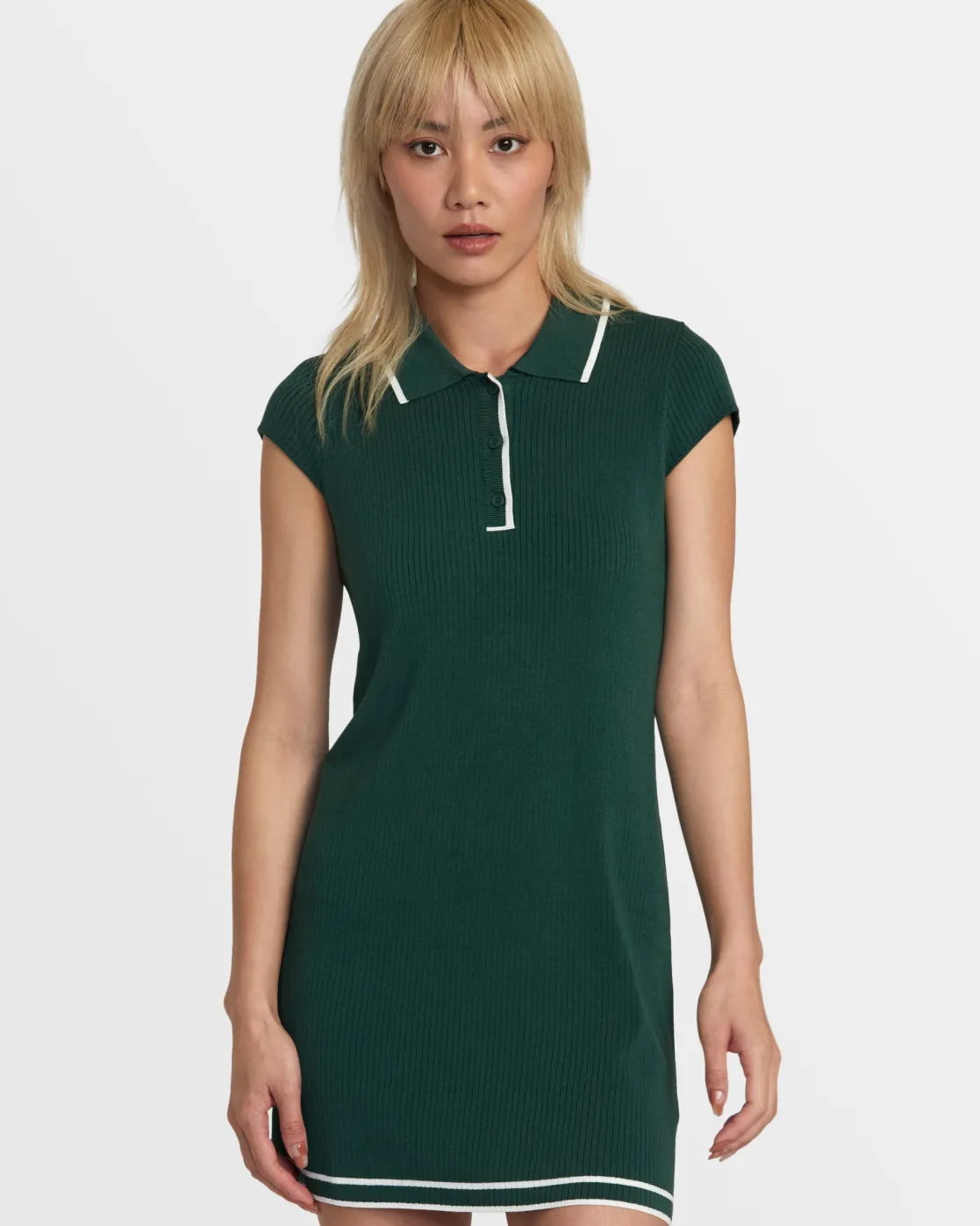 RVCA WEDNESDAY SWEATER DRESS Pineneedle