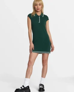 RVCA WEDNESDAY SWEATER DRESS Pineneedle
