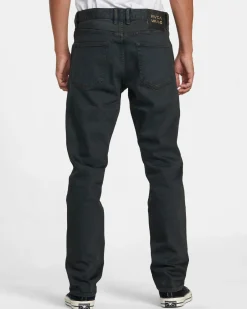 RVCA WEEKEND ANP DENIM JEANS Black Overdye Discount