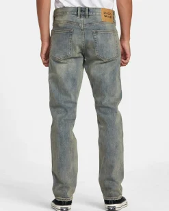 RVCA WEEKEND ANP DENIM JEANS Dark Vintage Hot