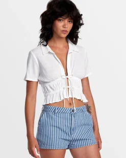 RVCA WEEKEND DENIM SHORTS Washed Indigo Best