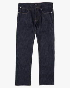 RVCA WEEKEND STRAIGHT FIT JEANS Dark Indigo Outlet