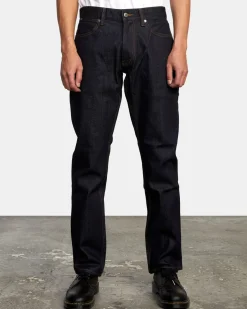 RVCA WEEKEND STRAIGHT FIT JEANS Dark Indigo Outlet
