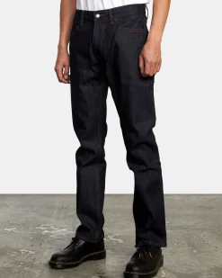 RVCA WEEKEND STRAIGHT FIT JEANS Dark Indigo Outlet
