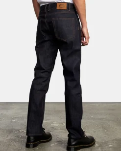 RVCA WEEKEND STRAIGHT FIT JEANS Dark Indigo Outlet