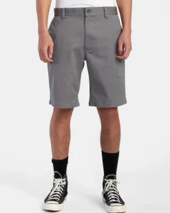RVCA WEEKEND STRETCH 20" SHORTS Smoke Sale