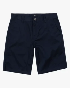 RVCA WEEKEND STRETCH 20" SHORTS Navy Marine Clearance