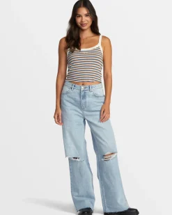 RVCA WESTSIDE CROP TOP Multi