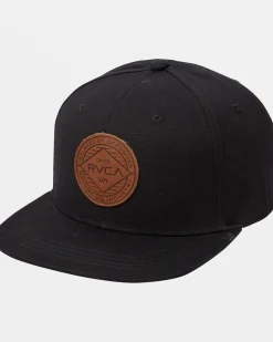 RVCA WORDMARK SNAPBACK HAT Black