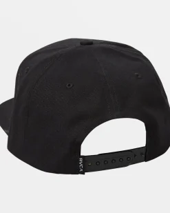 RVCA WORDMARK SNAPBACK HAT Black