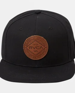 RVCA WORDMARK SNAPBACK HAT Black