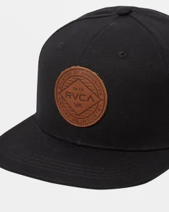 RVCA WORDMARK SNAPBACK HAT Black