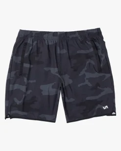 RVCA YOGGER STRETCH 17" ATHLETIC SHORTS Camo Hot