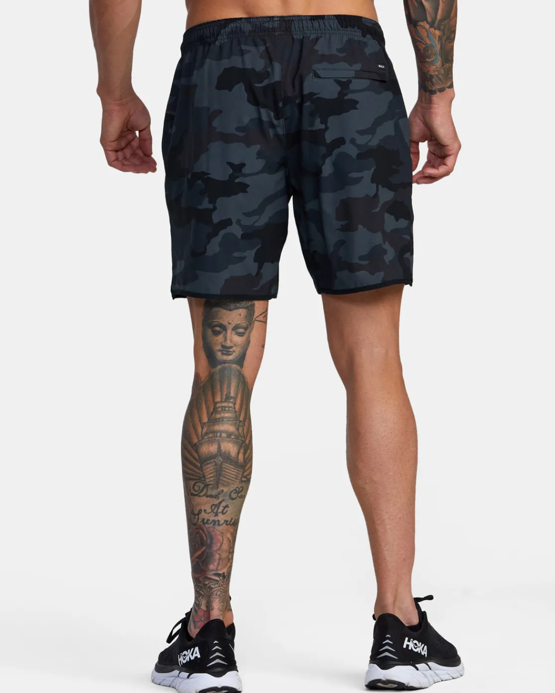 RVCA YOGGER STRETCH 17" ATHLETIC SHORTS Camo Hot